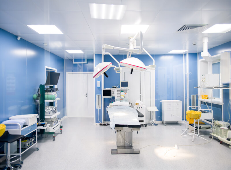 interior of surgery room in modern clinics with apl EFJMMBV
